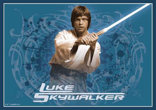 Star Wars Luke Skywalker Edible Icing Image - Click Image to Close